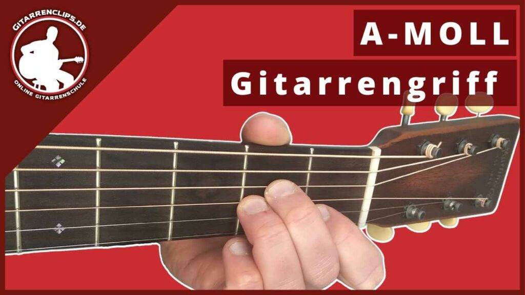 A-Moll - Gitarrengriff