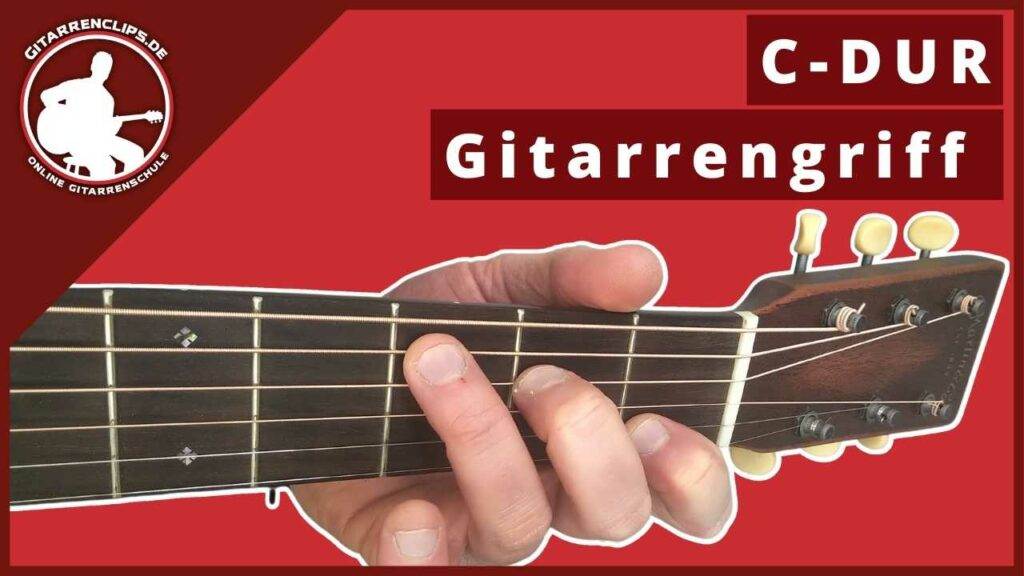 C-Dur - Gitarrengriff