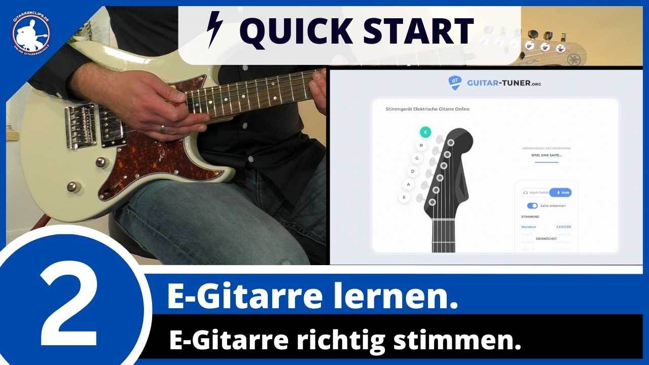 E-Gitarre stimmen Online | App | Stimmgerät