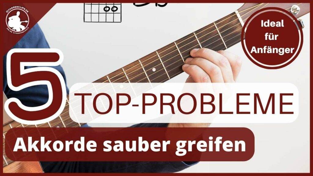 Gitarre Akkorde greifen